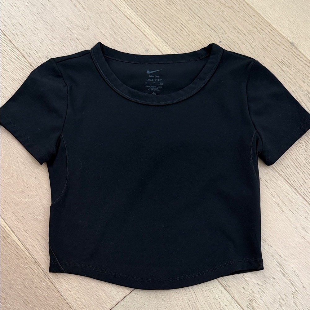Nike Black Crop Top
